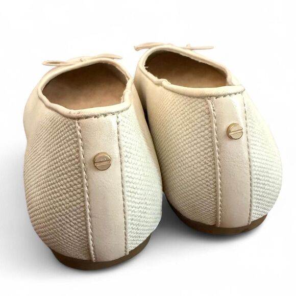 Dr. Scholls Size 8 Cream Ballet Flats With a Bow Detail - Picture 4 of 6